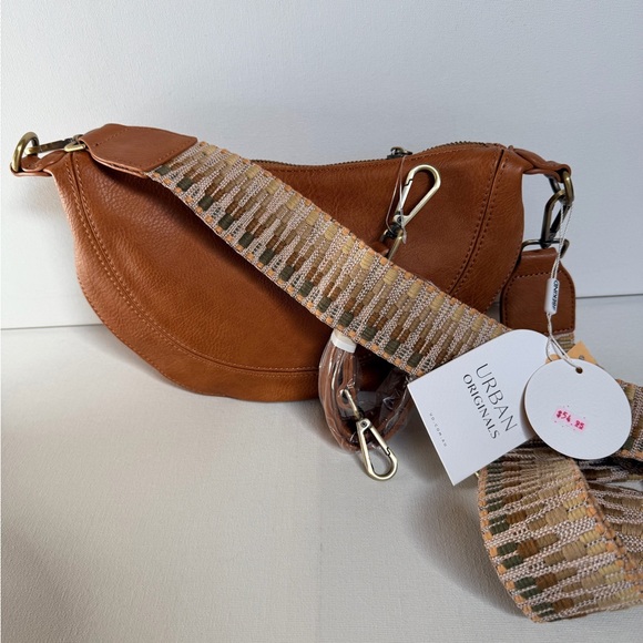 Anthropologie Tan Crossbody Bag - Picture 2 of 5